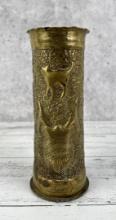 WW1 WWI 75mm Trench Art Vase Verdun