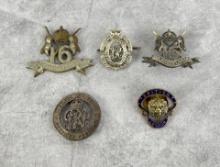 Lot of British Cap Badges