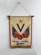WW2 Son in Service Victory Silk Flag