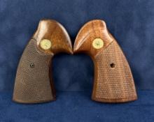 Factory Colt Pyton Wood Pistol Grips