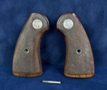 Colt Shooting Master .38 Revolver Pistol Grips