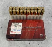 20 Rounds of 7mm-08 Rem Rifle Ammo