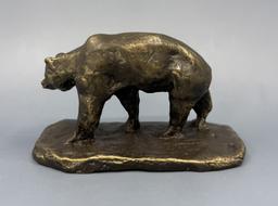 Philip R Goodwin Walking Bear Bronze