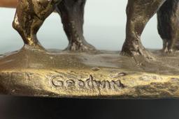 Philip R Goodwin Walking Bear Bronze
