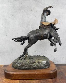 Jay Contway Saddle Bronc Cowboy Bronze
