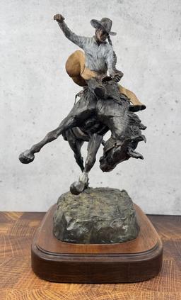 Jay Contway Saddle Bronc Cowboy Bronze