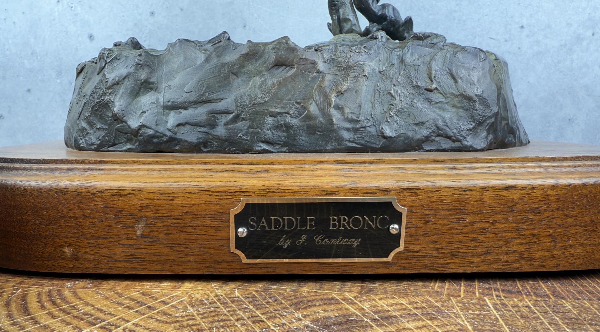 Jay Contway Saddle Bronc Cowboy Bronze