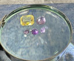 9.6ct of Citrine and Amethyst Gemstones