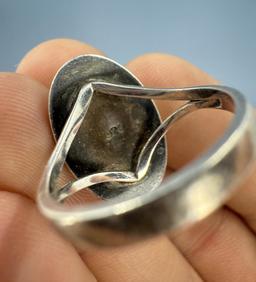 Sterling Silver Larimar Ring