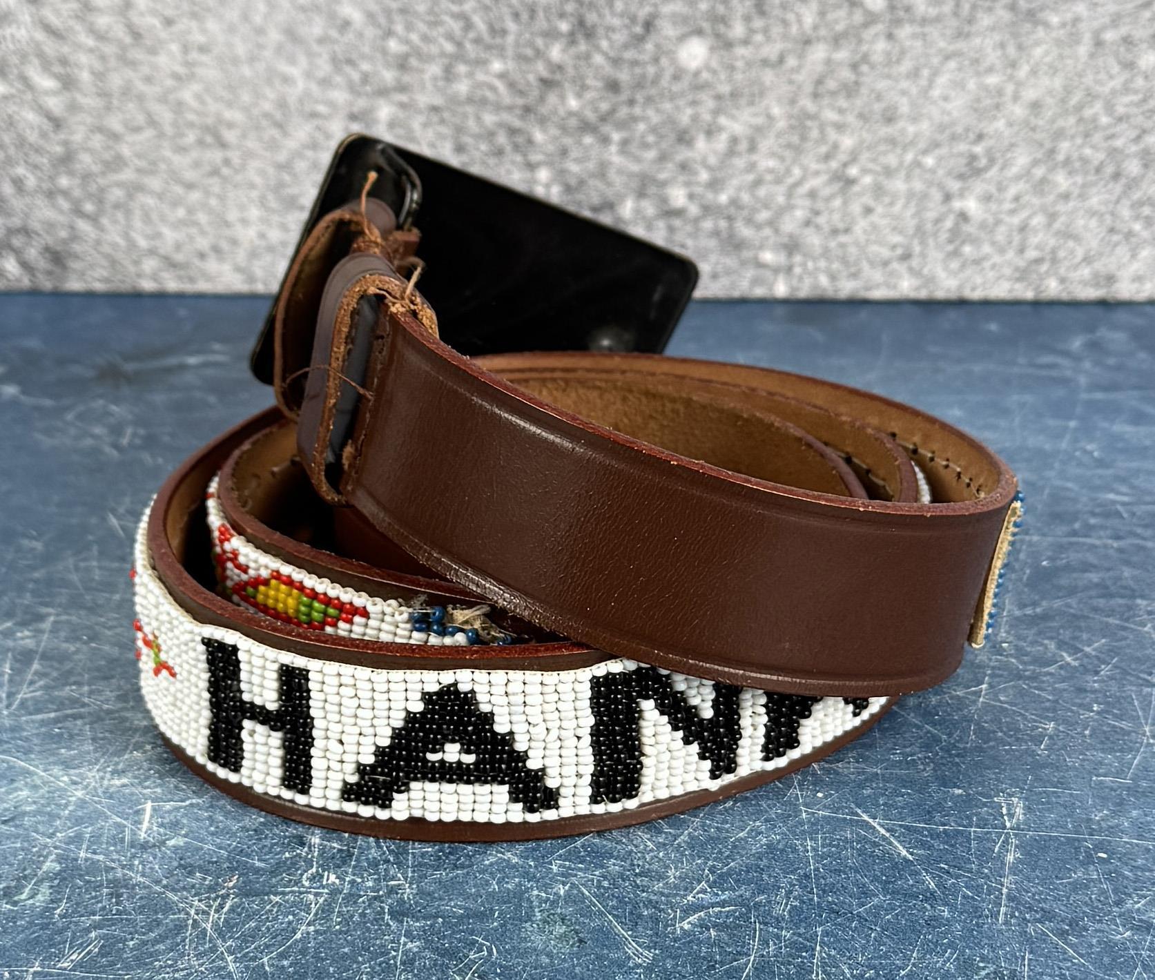 Order of the Arrow Boy Scout Beaded Belt