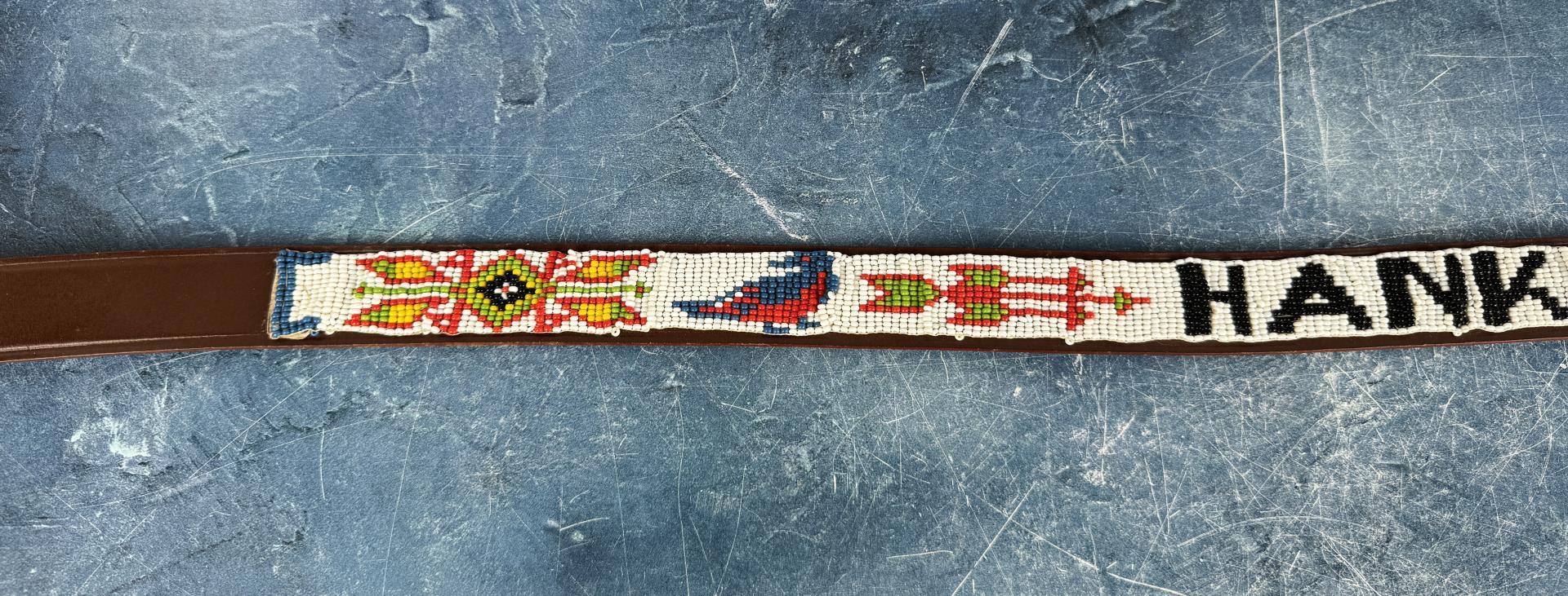 Order of the Arrow Boy Scout Beaded Belt