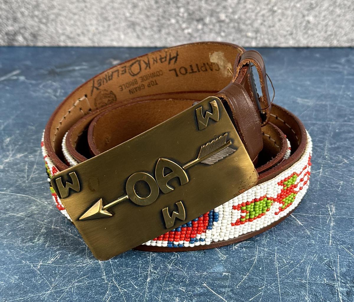 Order of the Arrow Boy Scout Beaded Belt