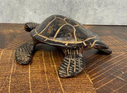 Bronze Sea Turtle Paperweight