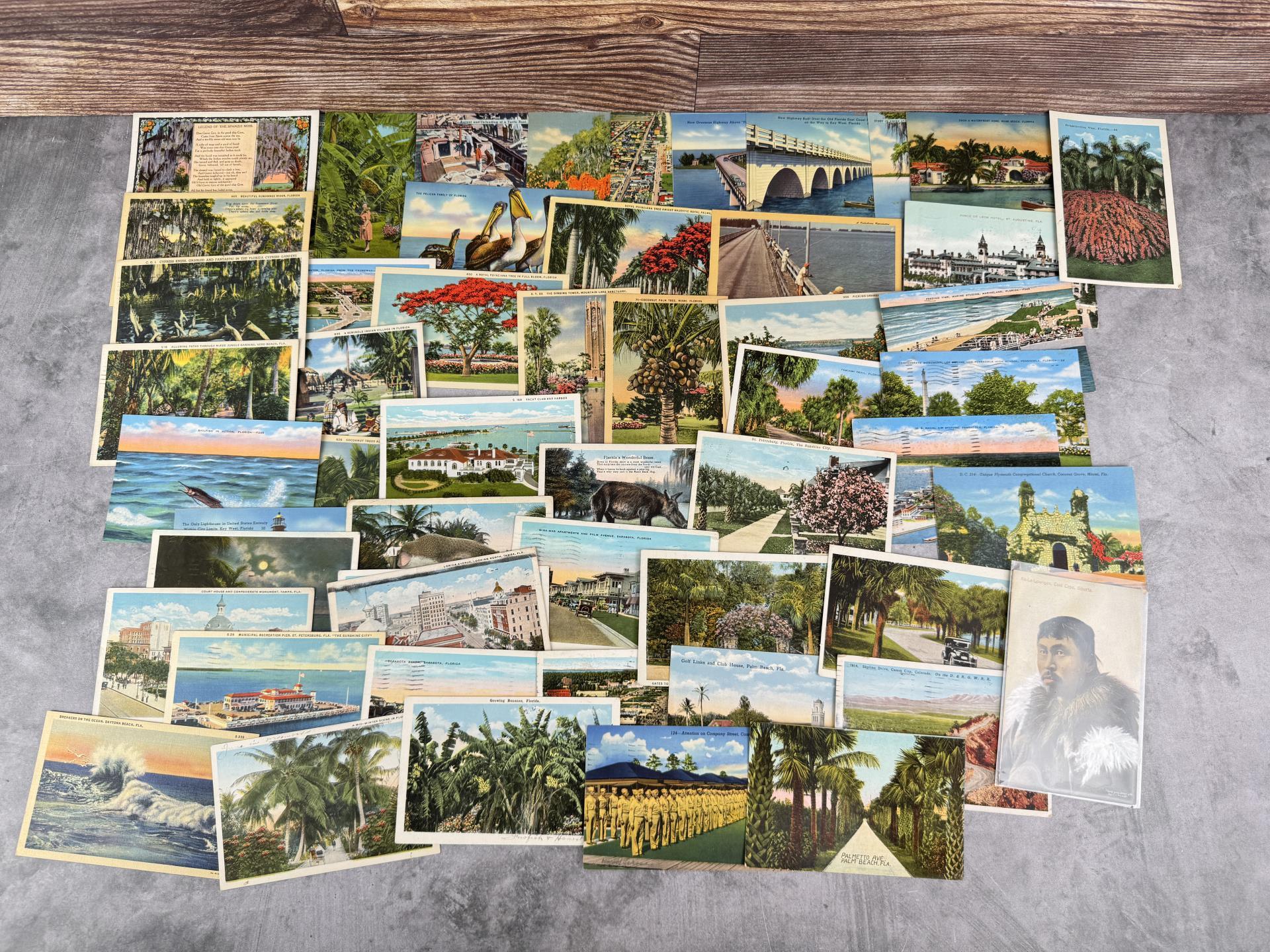 Large Collection of Antique Postcards
