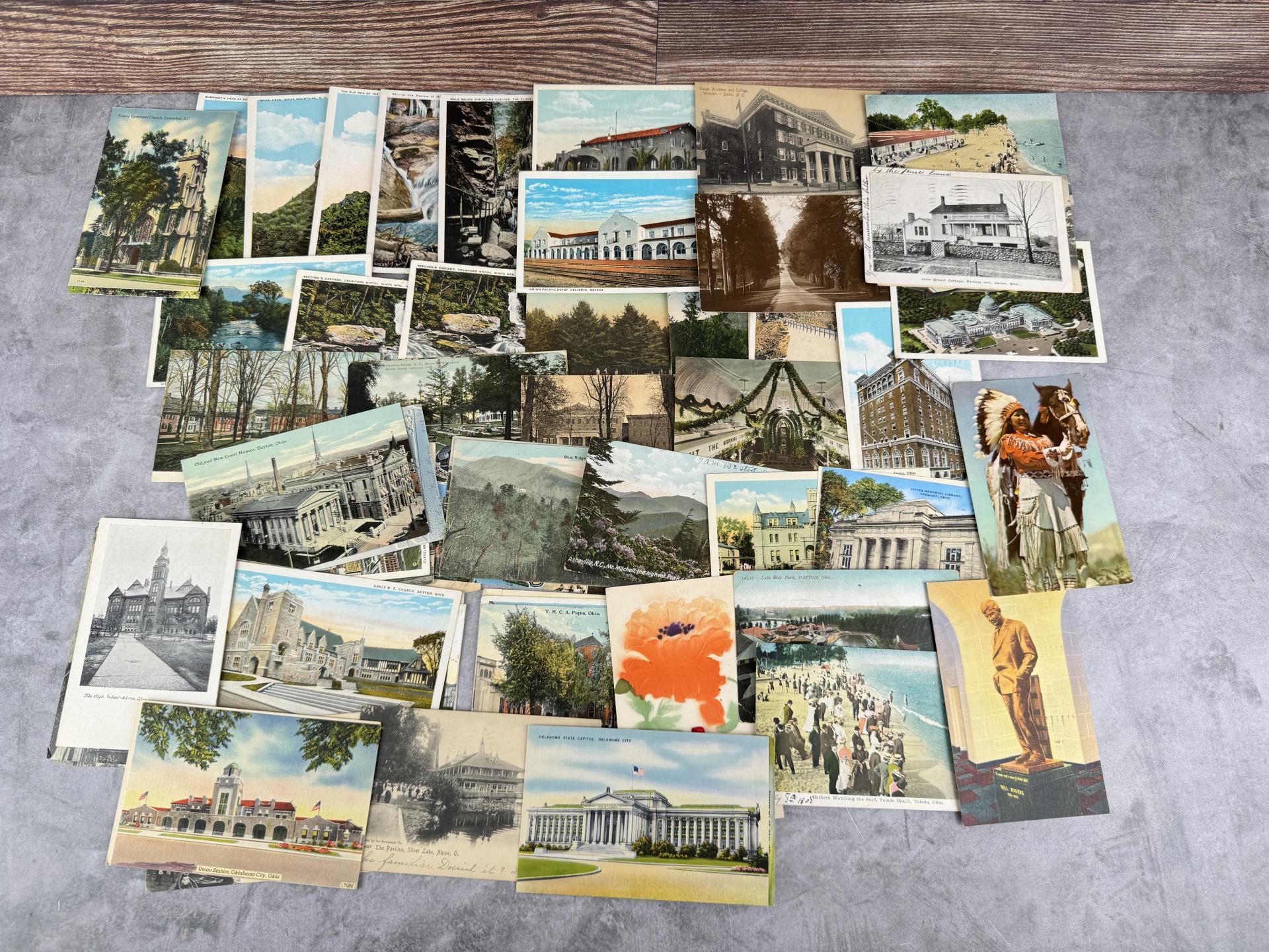 Large Collection of Antique Postcards