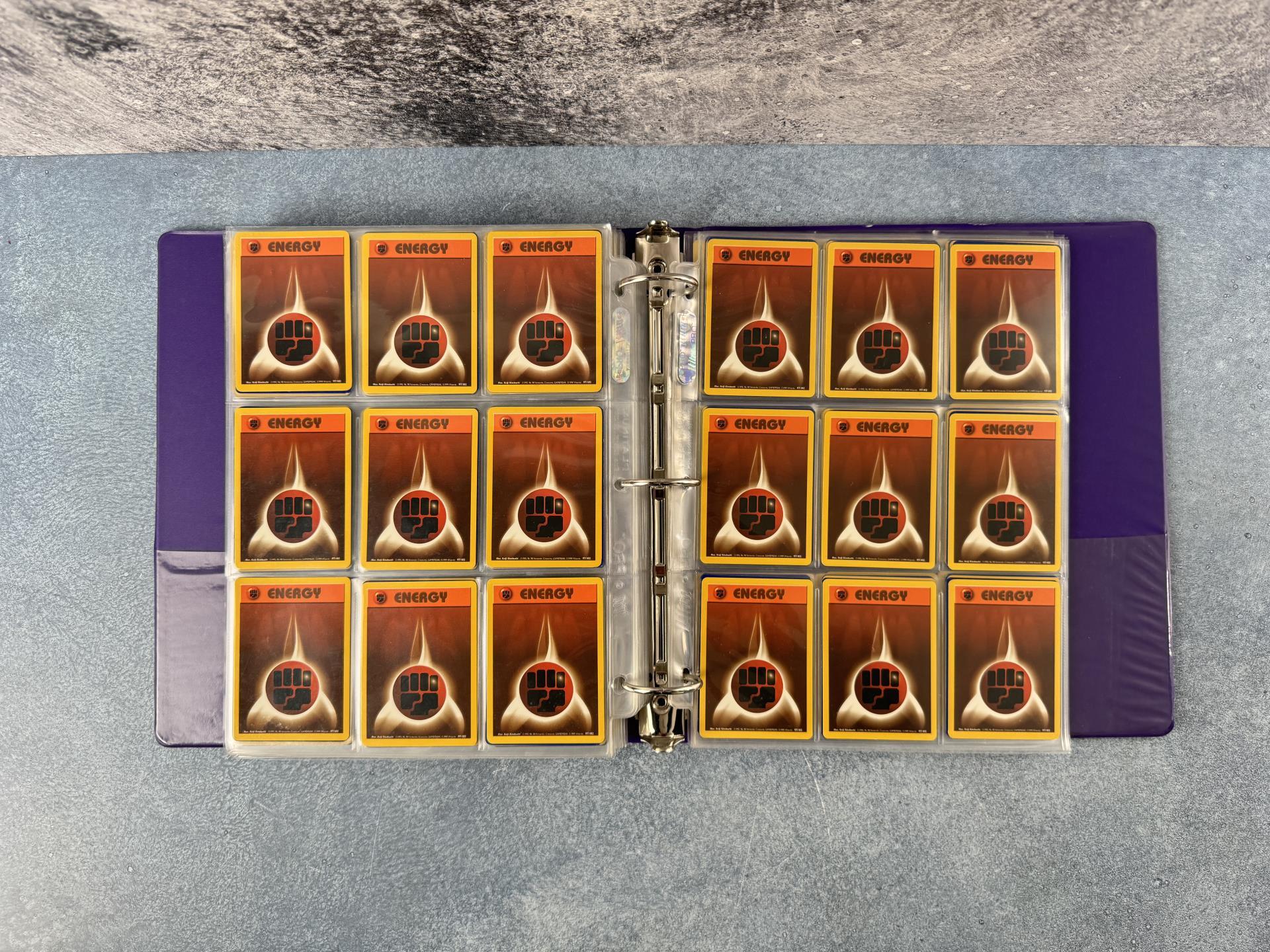 Binder of WOTC Base Set Pokemon Cards