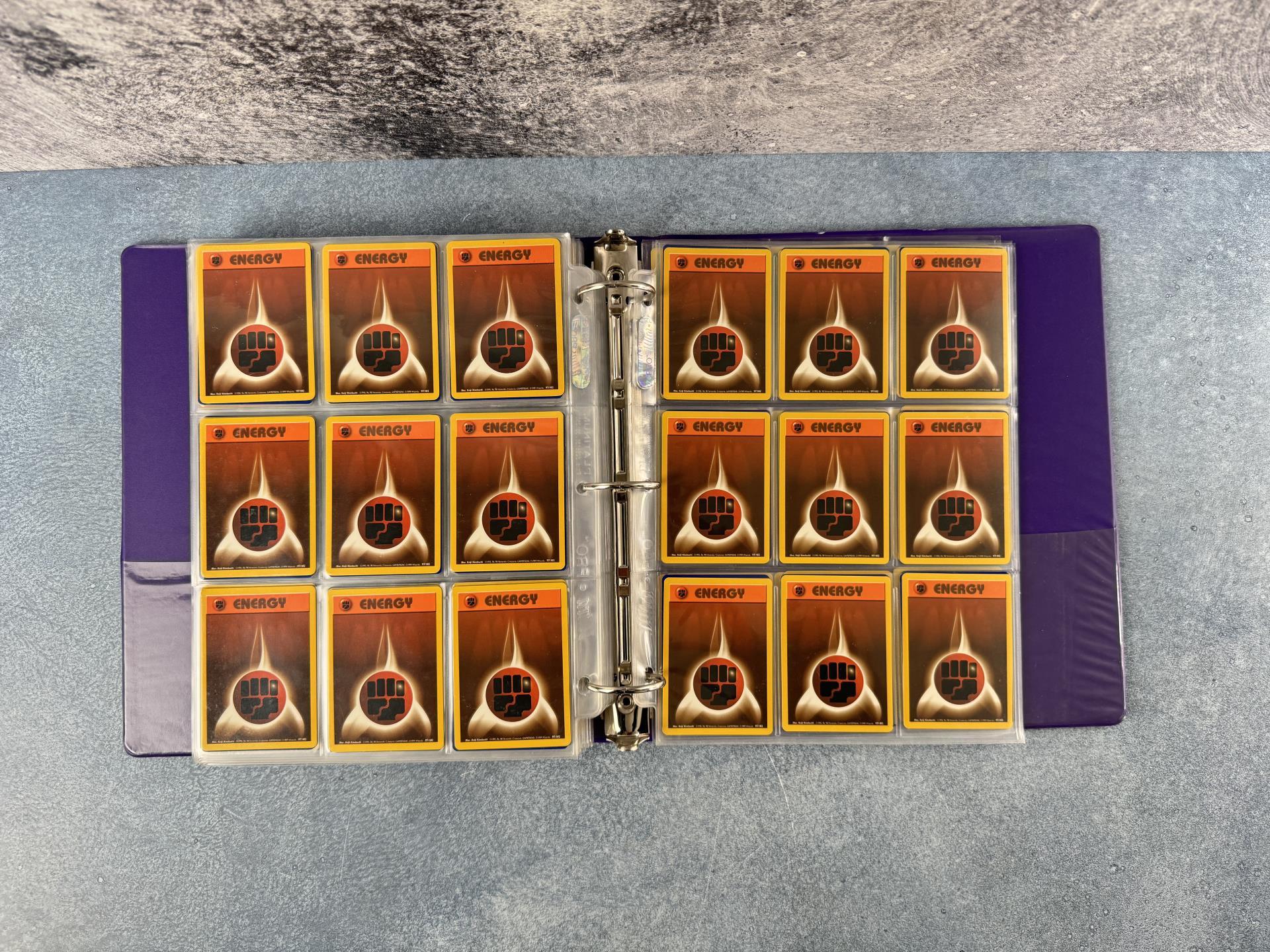 Binder of WOTC Base Set Pokemon Cards