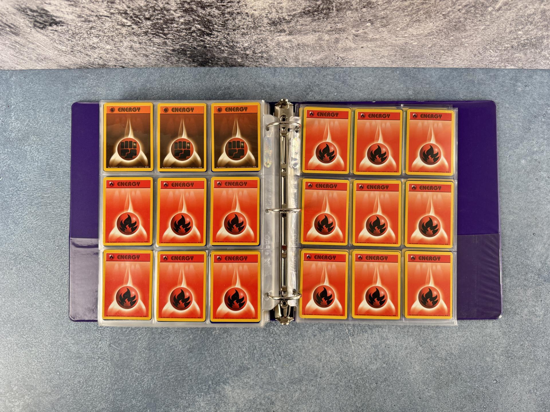 Binder of WOTC Base Set Pokemon Cards
