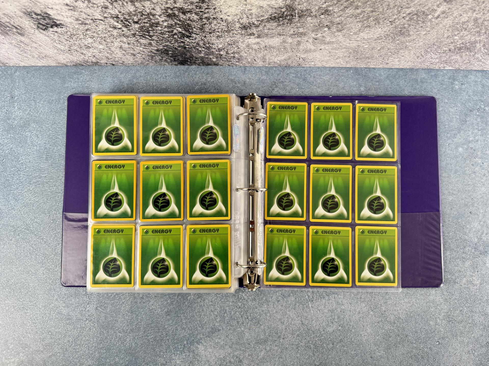 Binder of WOTC Base Set Pokemon Cards