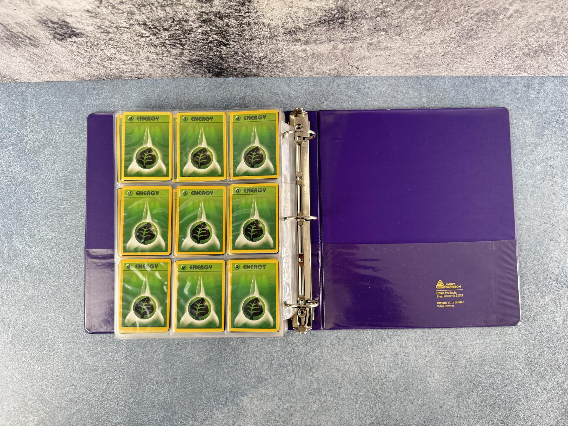 Binder of WOTC Base Set Pokemon Cards