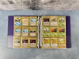 Binder of WOTC Base Set Pokemon Cards
