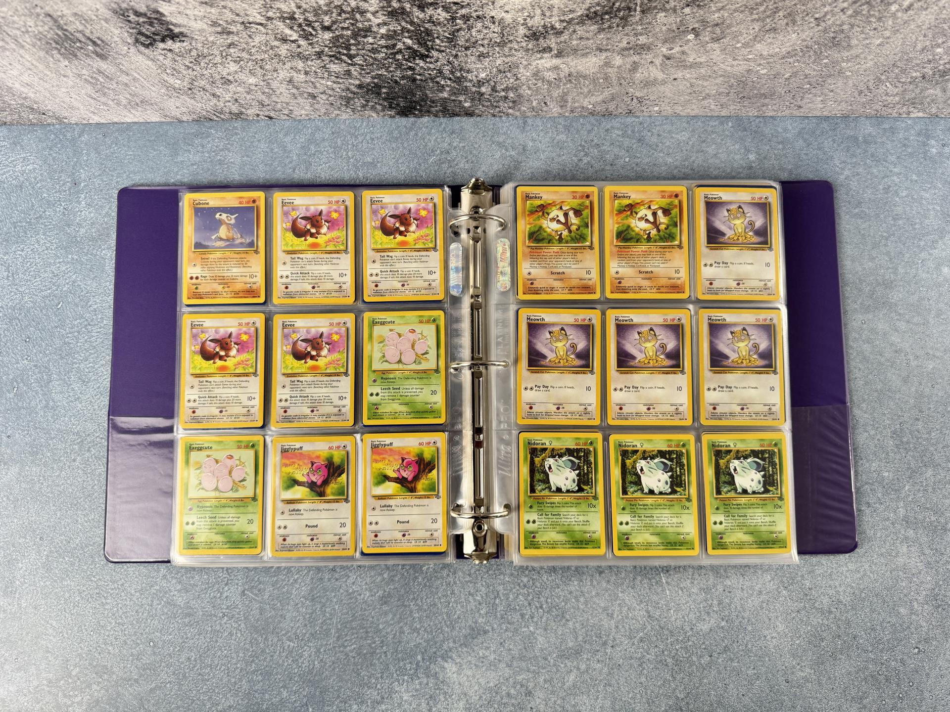 Binder of WOTC Base Set Pokemon Cards