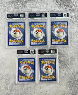 1999 Pokemon Fossil 1st Edition PSA 9 Cards