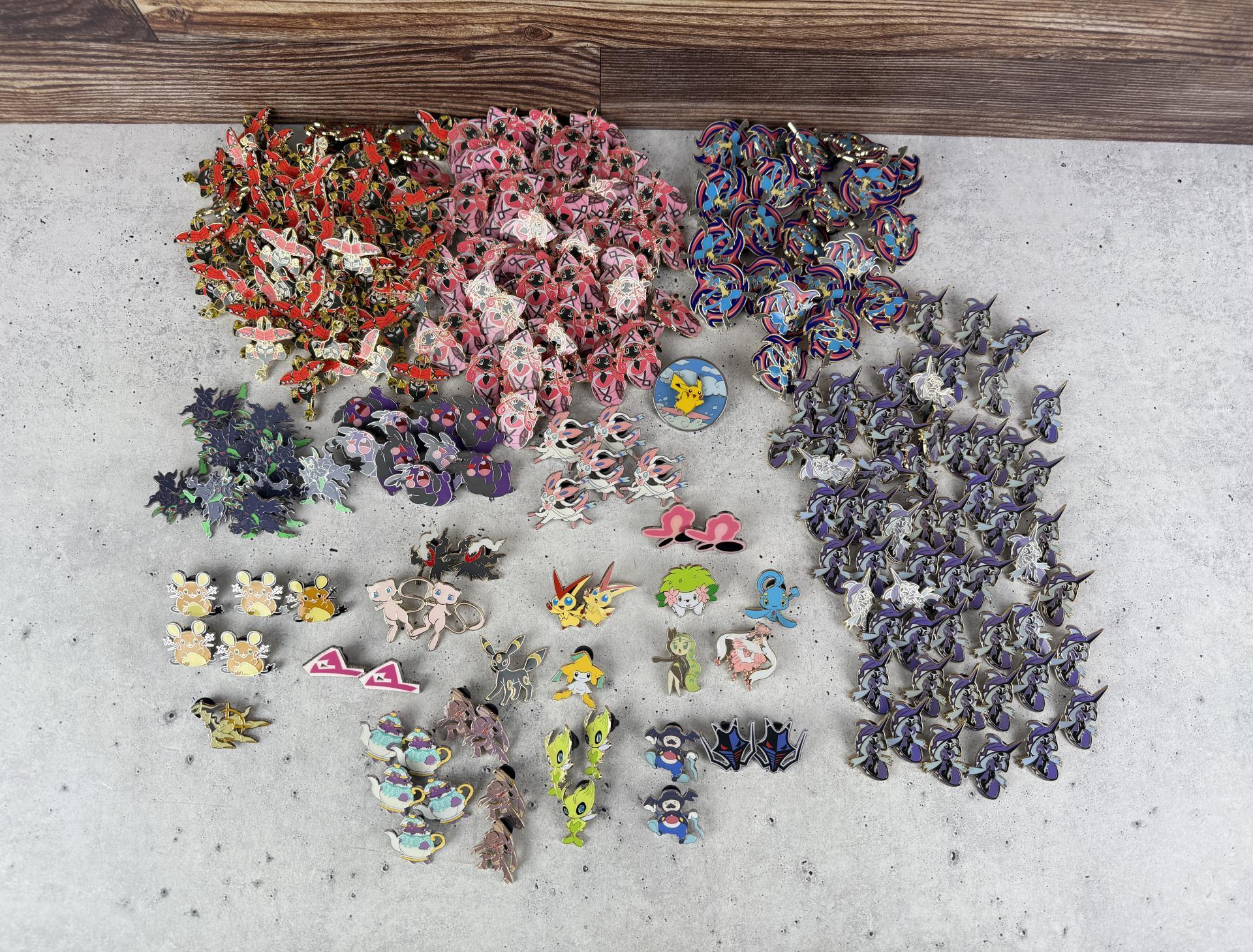 Collection of Enamel Pokemon Pins