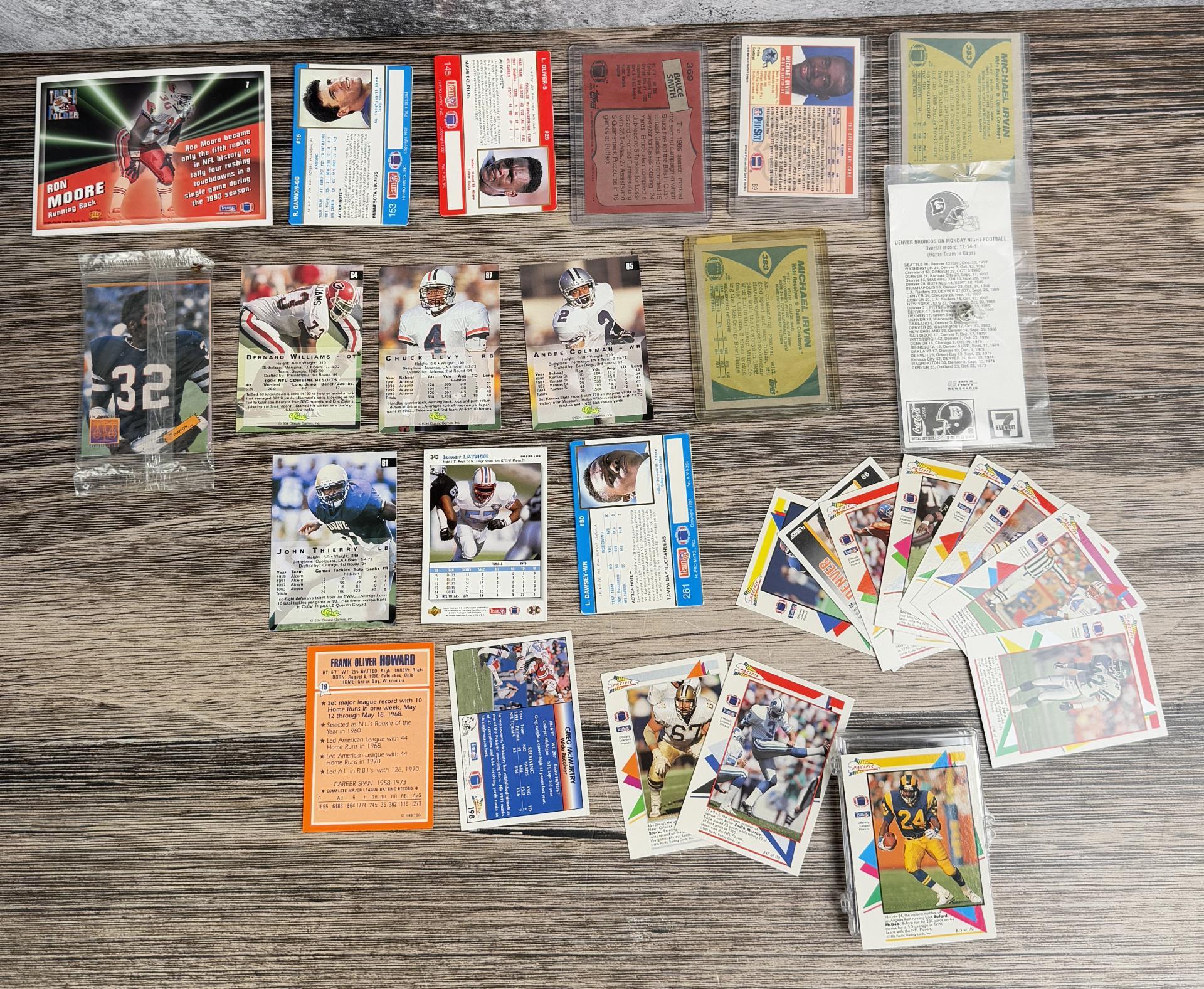 Collection of Football Cards OJ Simpson