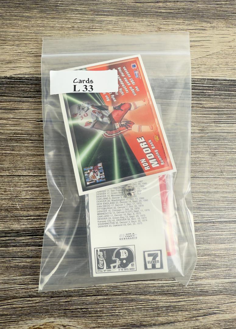 Collection of Football Cards OJ Simpson