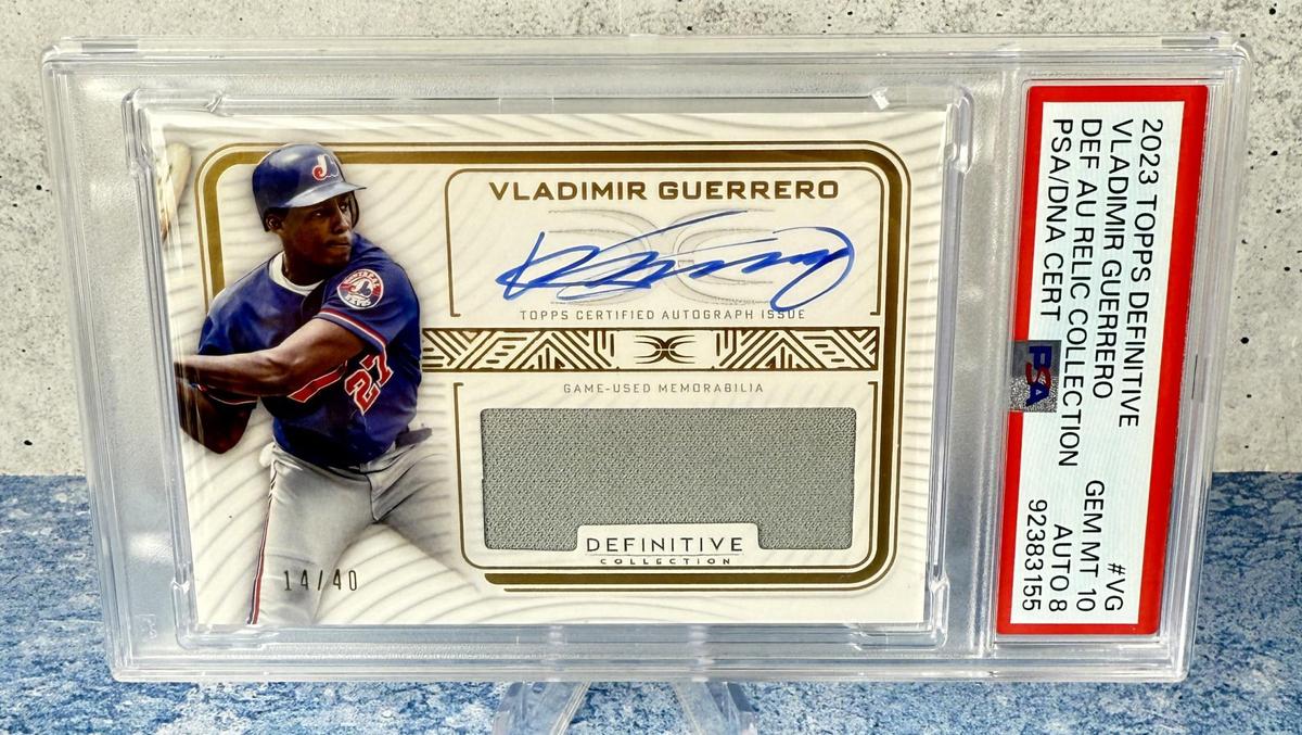 2023 Topps Definitive Vladimir Guerrero PSA 10