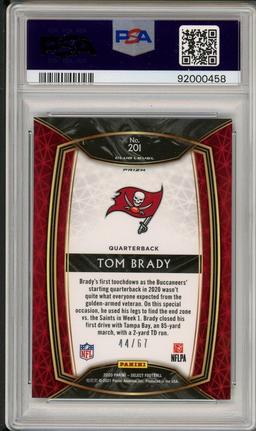 2020 Panini Select Tom Brady PSA 8
