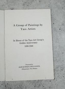 A Group of Paintings by Taos Artists