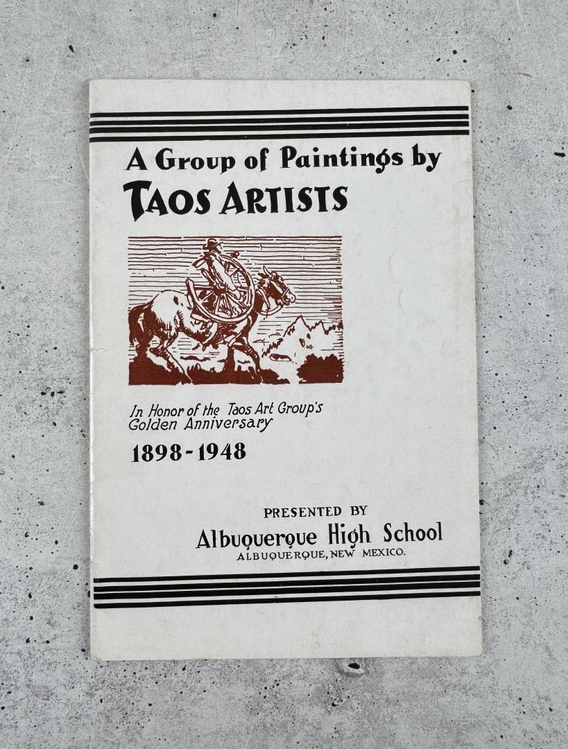 A Group of Paintings by Taos Artists
