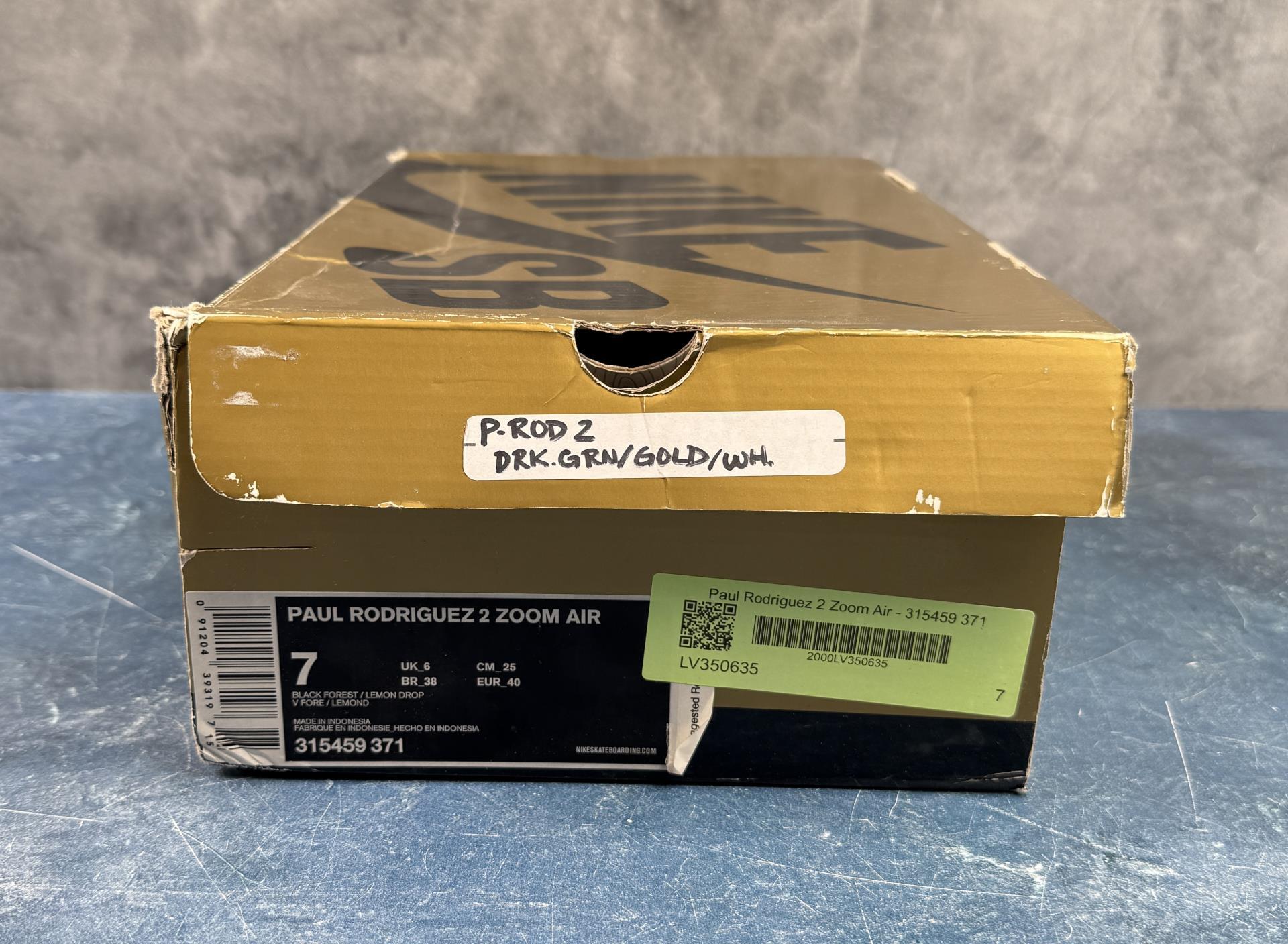 Nike SB Paul Rodriguez 2 315459-371 Size 7 NIB