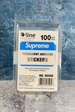 Supreme Name Badge Stickers