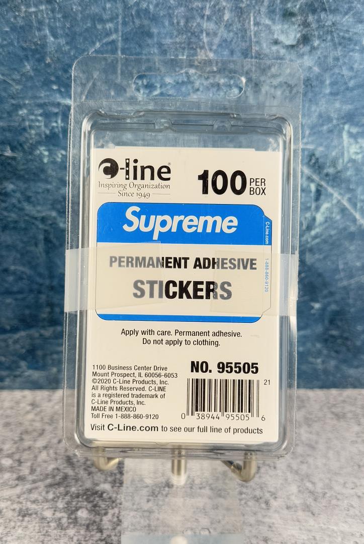 Supreme Name Badge Stickers