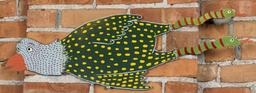 Steve Burnley Folk Art Critters Coral Leg Bird