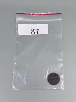White Brothers & Company Willow Calf Token