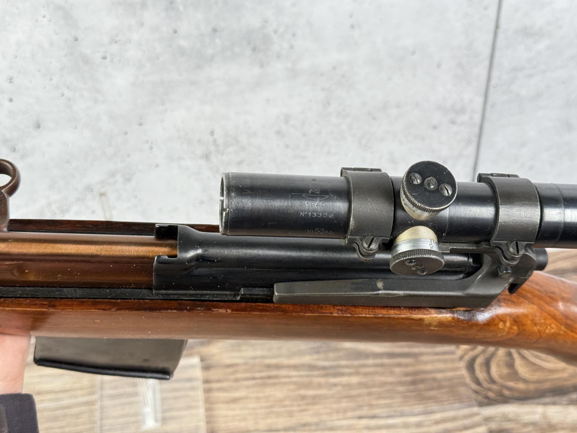 WW2 1940 Dated Tula SVT40 Russian Sniper Rifle