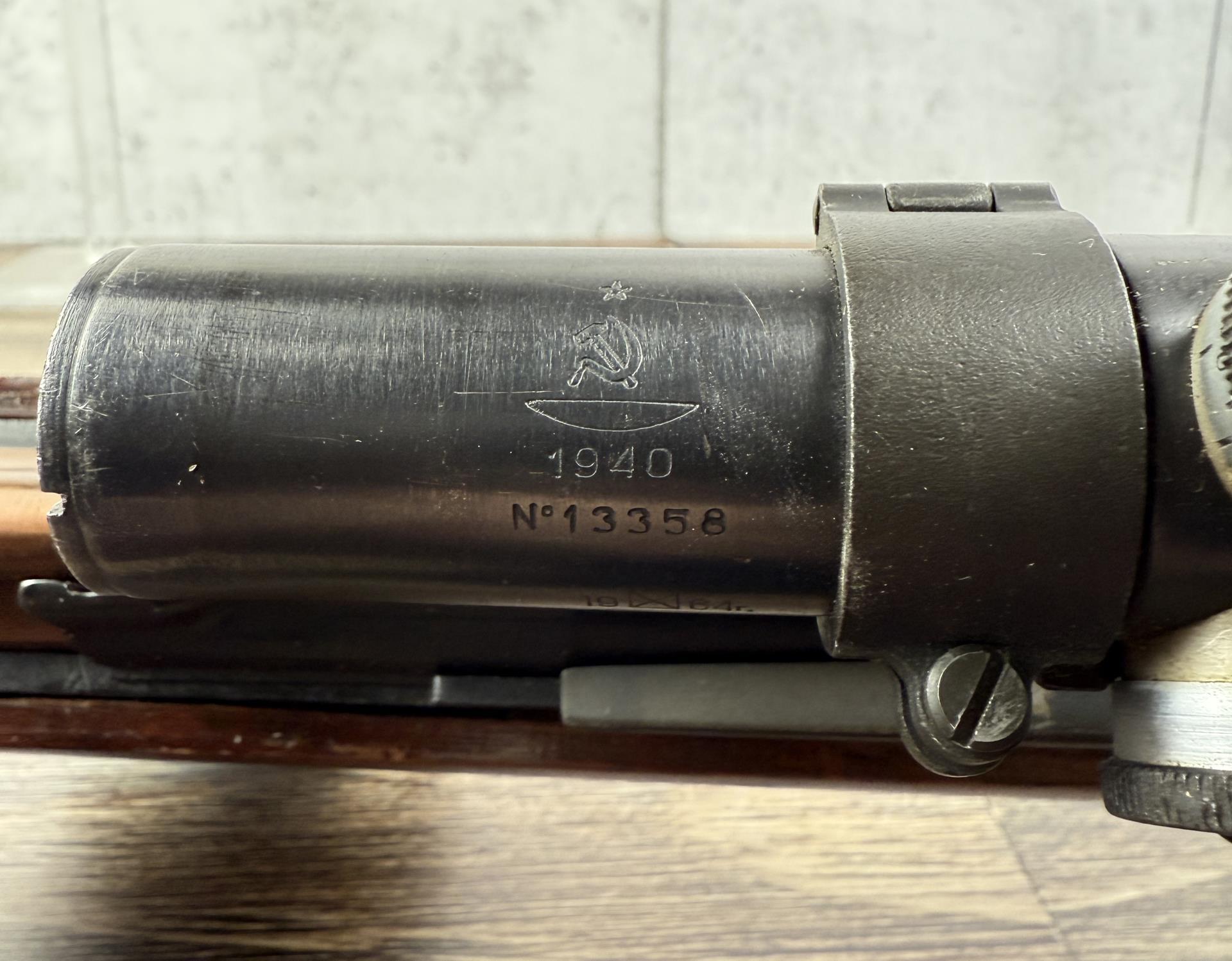WW2 1940 Dated Tula SVT40 Russian Sniper Rifle