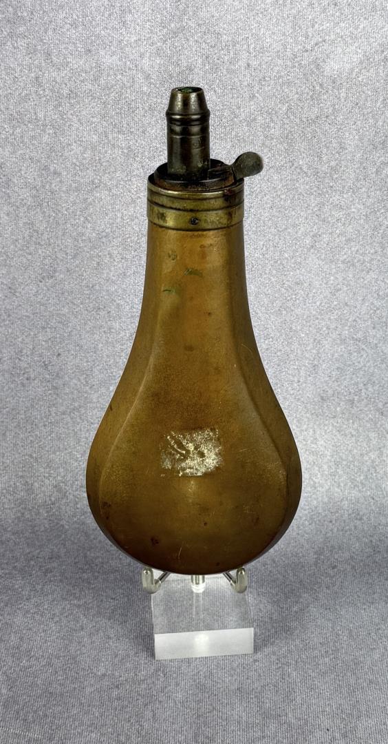 James Dixon & Sons Hunting Dog Powder Flask