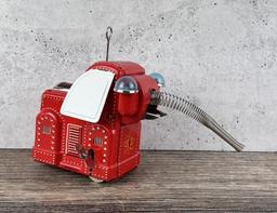 KO Japan Wind Up Robot Space Elephant Toy