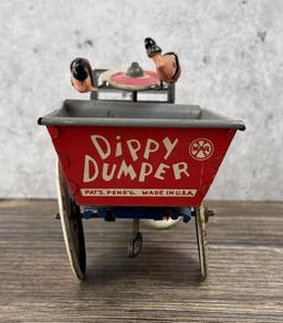 Marx Dippy Dumper Popeye Tin Wind Up Toy