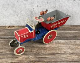 Marx Dippy Dumper Popeye Tin Wind Up Toy