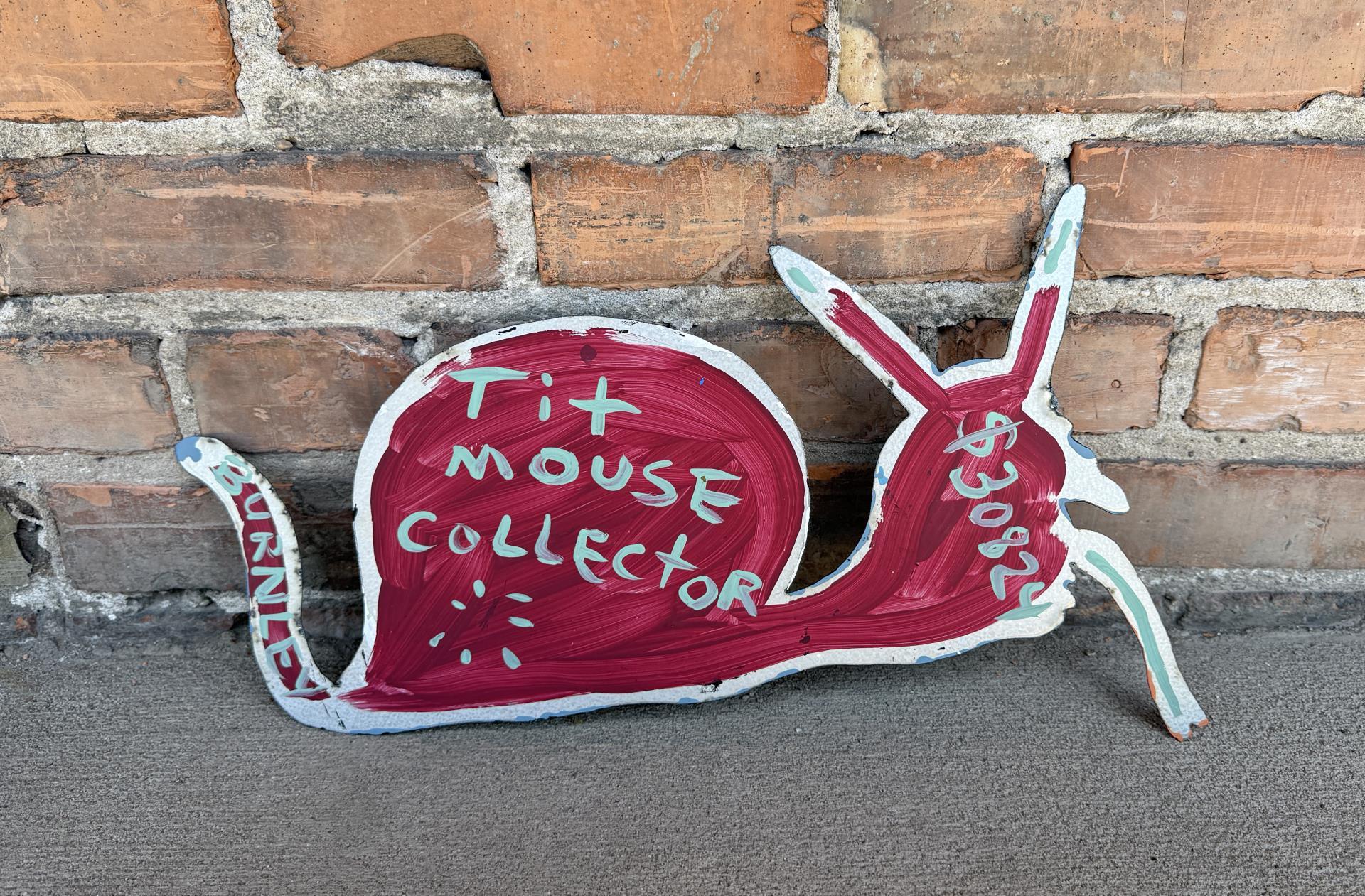 Steve Burnley Folk Art Tit Mouse Collector