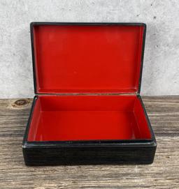Russian Lacquer Box Bread and Salt