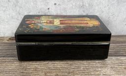 Russian Lacquer Box Bread and Salt