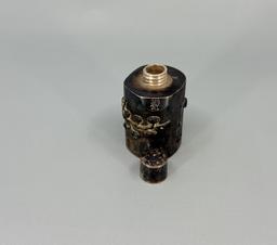 Japanese Meiji Period Sterling Condiment Set