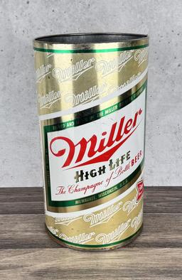 Miller High Life Beer Trash Can